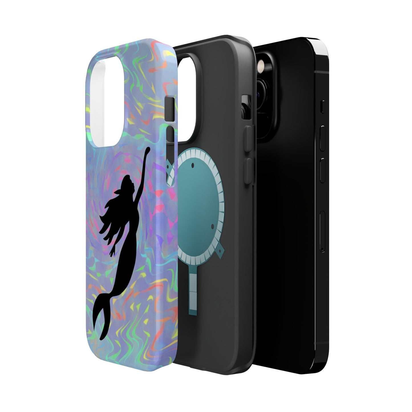 Mermaid Silhouette MagSafe® Compatible Tough Case for iPhone