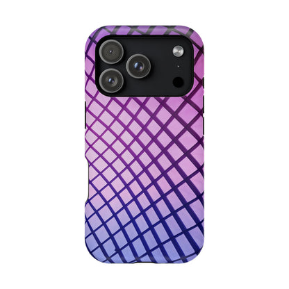 Midnight Mist Mosaic MagSafe® Compatible Tough Case for iPhone