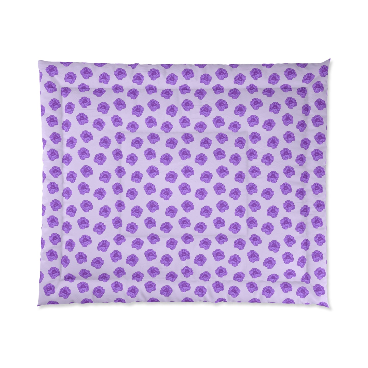 Lilac Mist Peonies Basic Bedding Set
