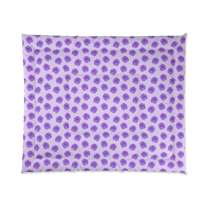 Lilac Mist Peonies Basic Bedding Set