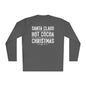 Santa Claus Hot Cocoa Christmas Adult Long Sleeve Tee