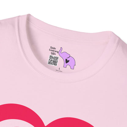 Layered Hearts Adult T-shirt