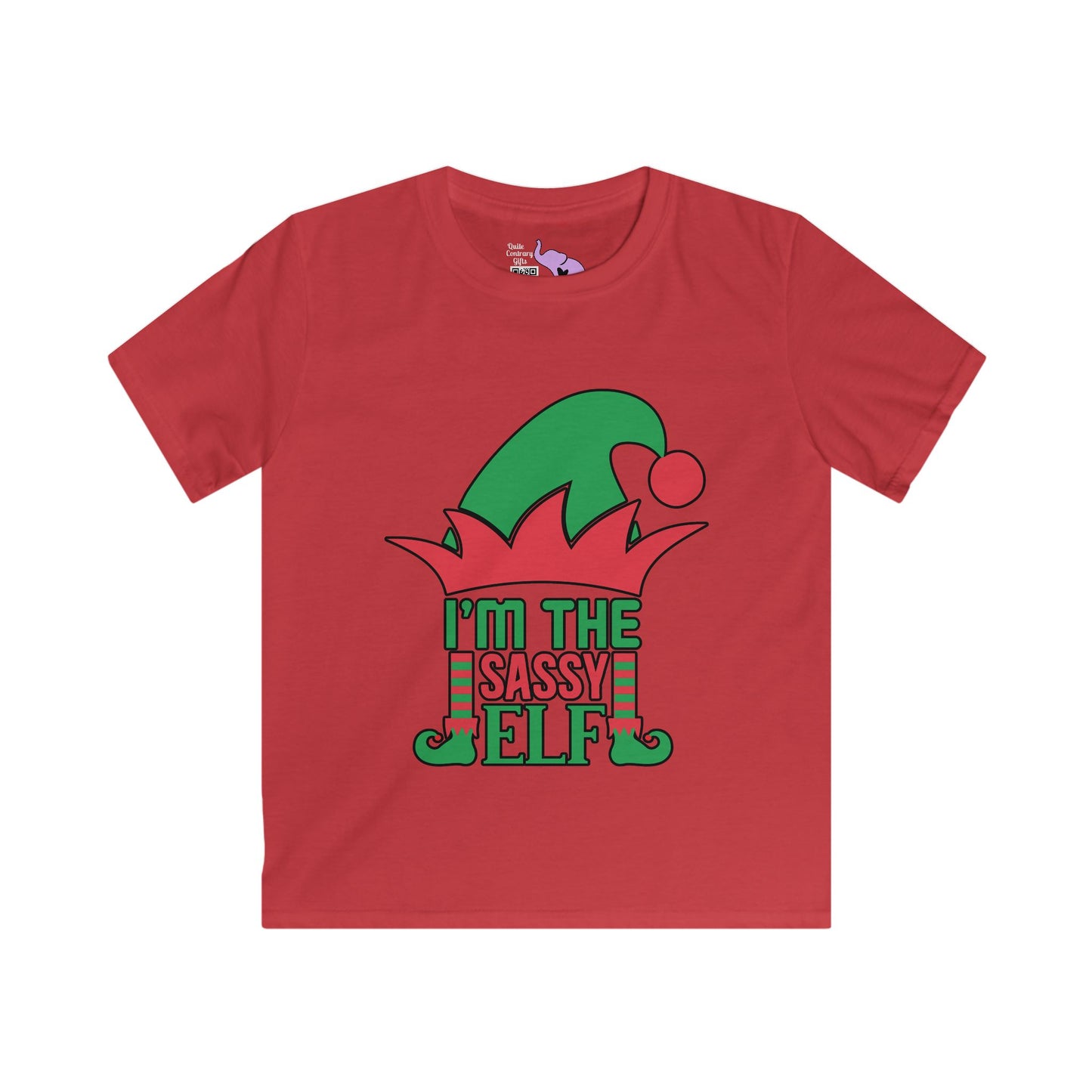I'm The Sassy Elf Youth Softstyle Tee