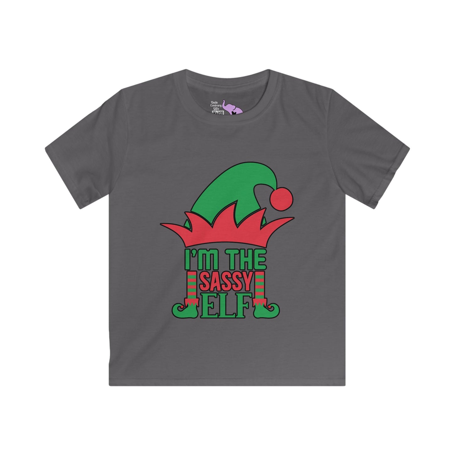 I'm The Sassy Elf Youth Softstyle Tee