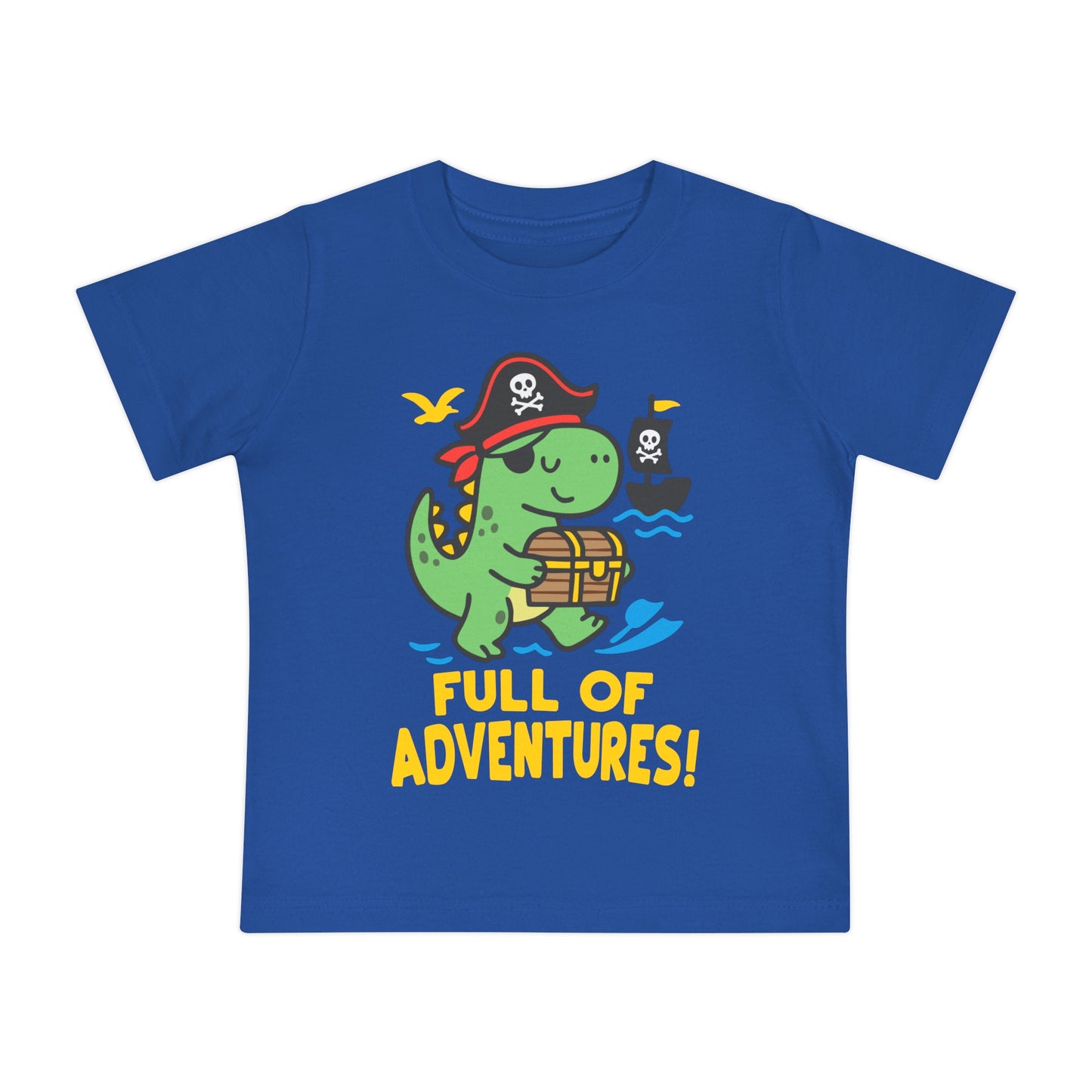 Full of Adventures (Dinosaur Pirate) Infant T-Shirt