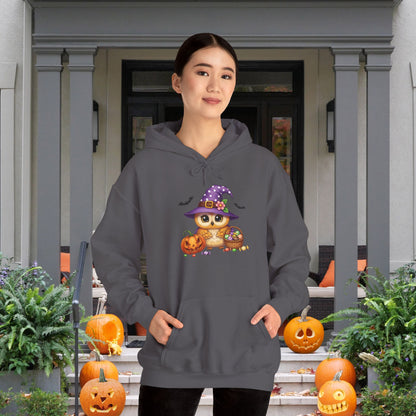 Witchy Owl Heavy Blend™ Hooded Sweatshirt