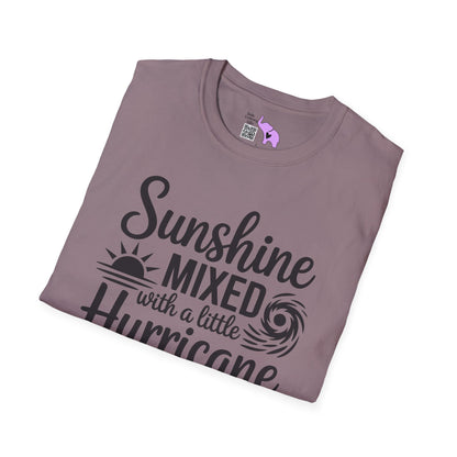 Sunshine Mixed With A Little Hurricane Adult T-shirt