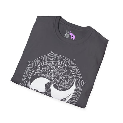 Tree of Life Yin Yang 6 Adult T-shirt