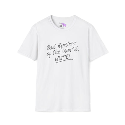 Bad Spellers of the World, Untie! Adult T-shirt