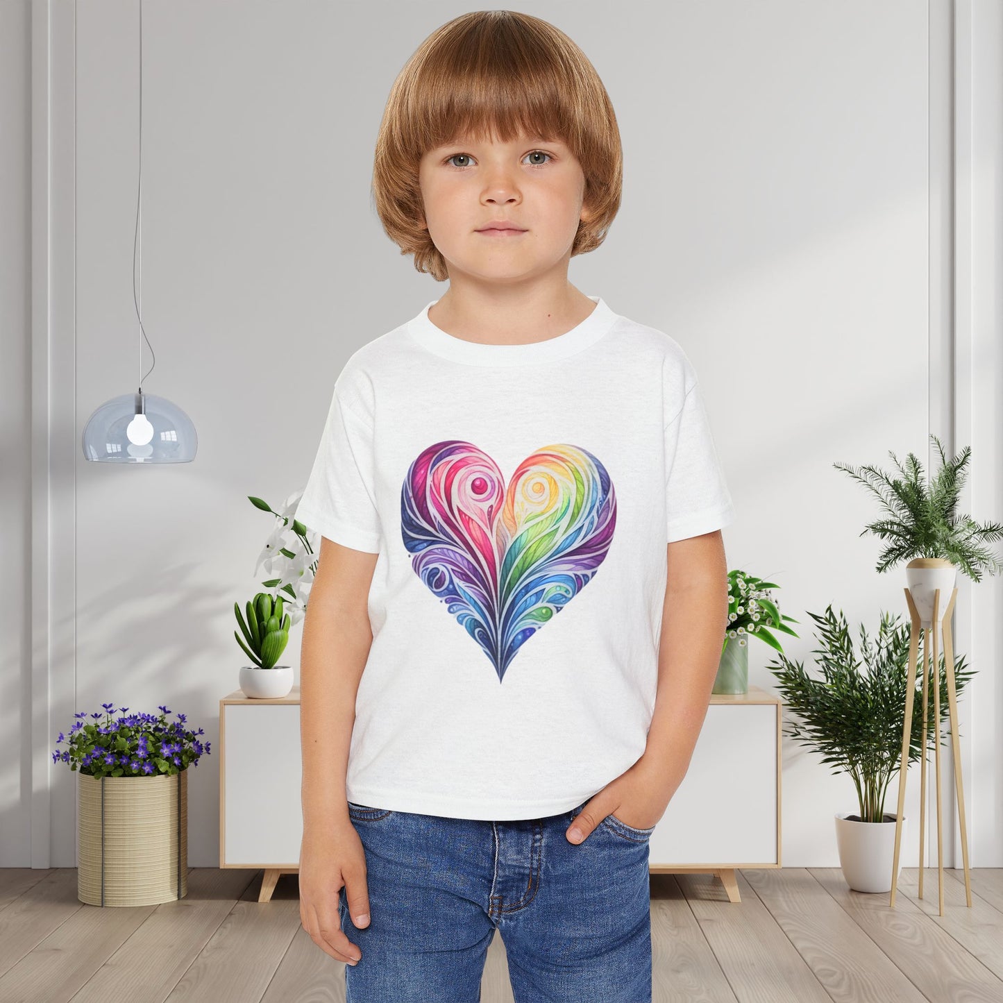 Colorwave Heart Heavy Cotton™ Toddler T-shirt