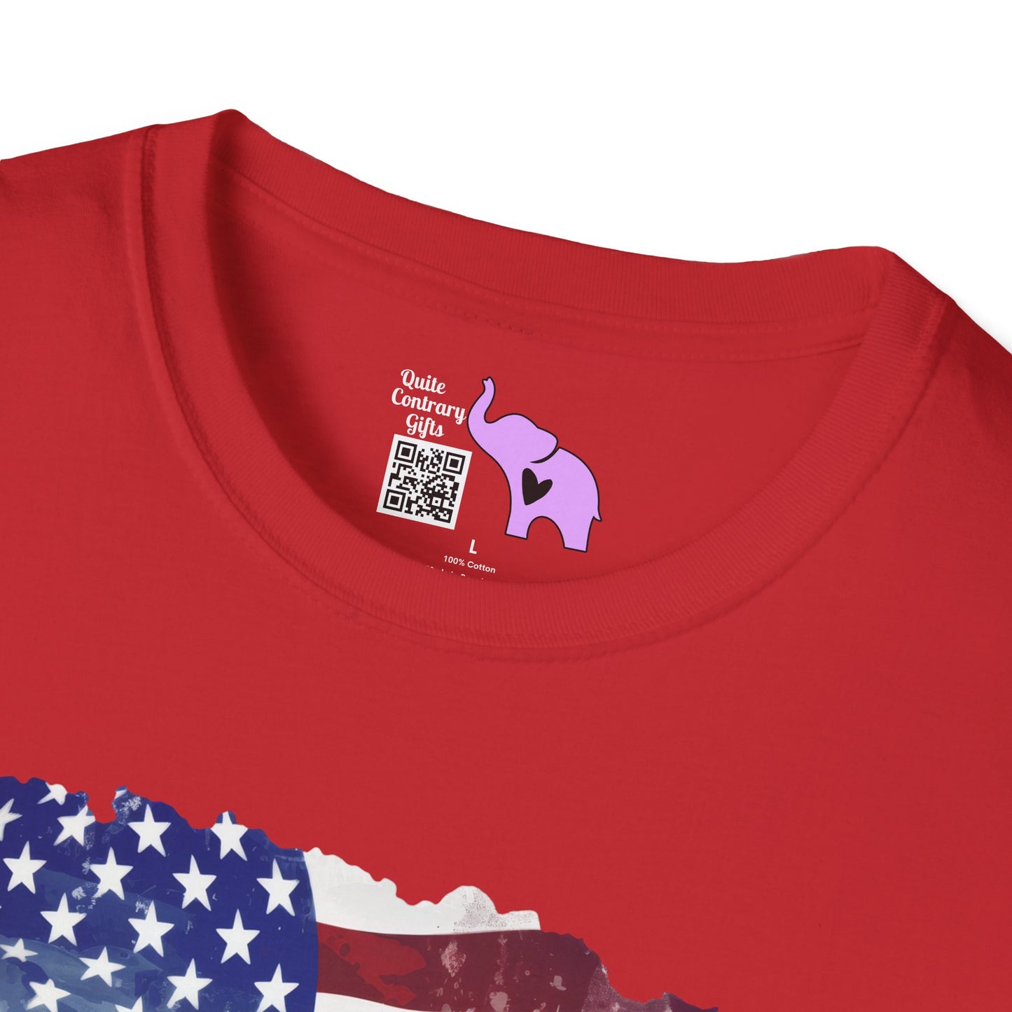 American Flag & Boots Adult T-shirt