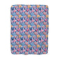 Color Pop Stitched Hearts Fleece Blanket