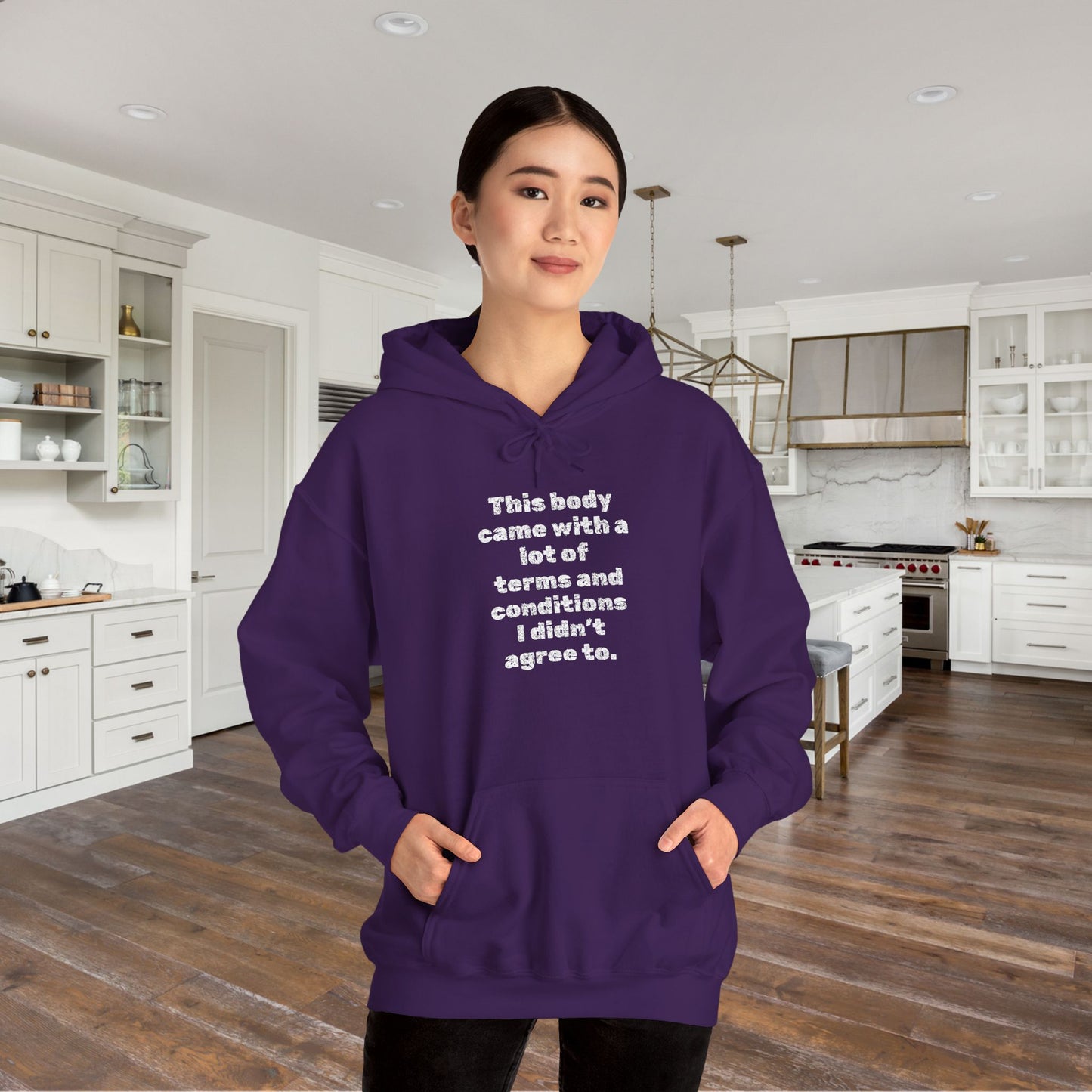 This Body Came With A Lot Of Terms & Conditions I Didn't Agree To Heavy Blend™ Hooded Sweatshirt