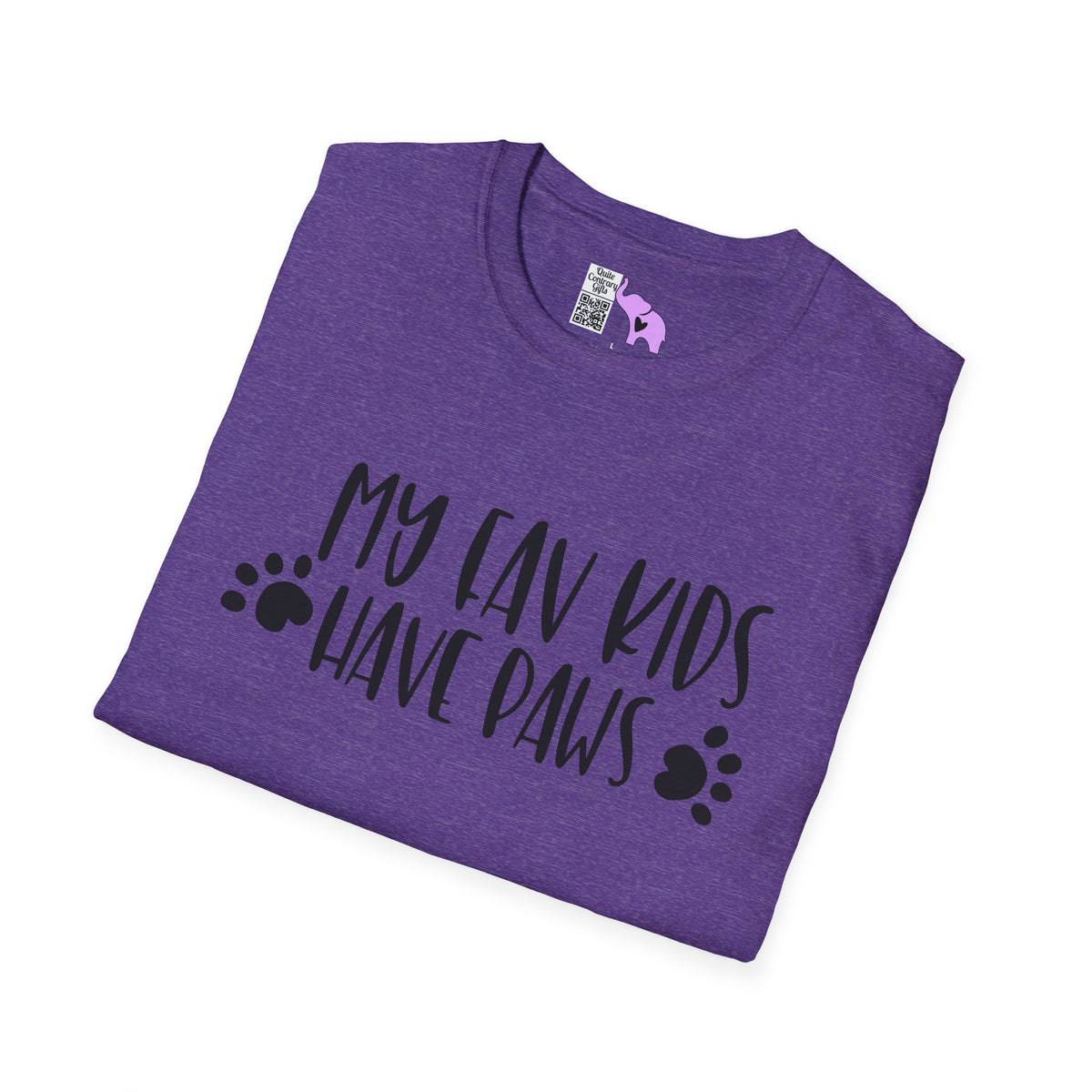 My Fav Kids Have Paws Adult T-shirt