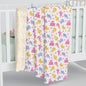 Axolotl Whimsy Sherpa Fleece Blanket