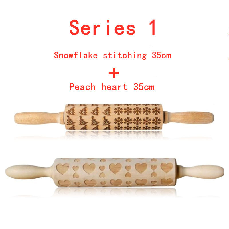 Decorative Embossed Rolling Pins for Baking