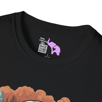 Creepy Ghost 4 Adult T-shirt