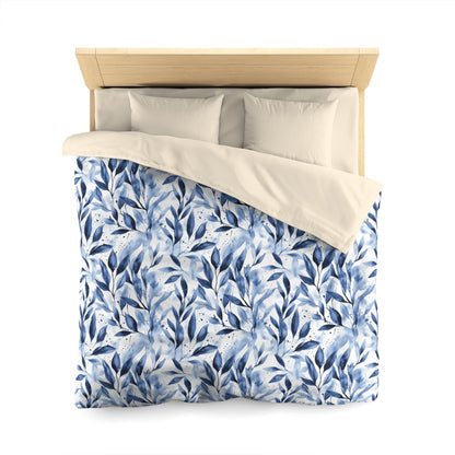 Blue Breeze Microfiber Duvet Cover