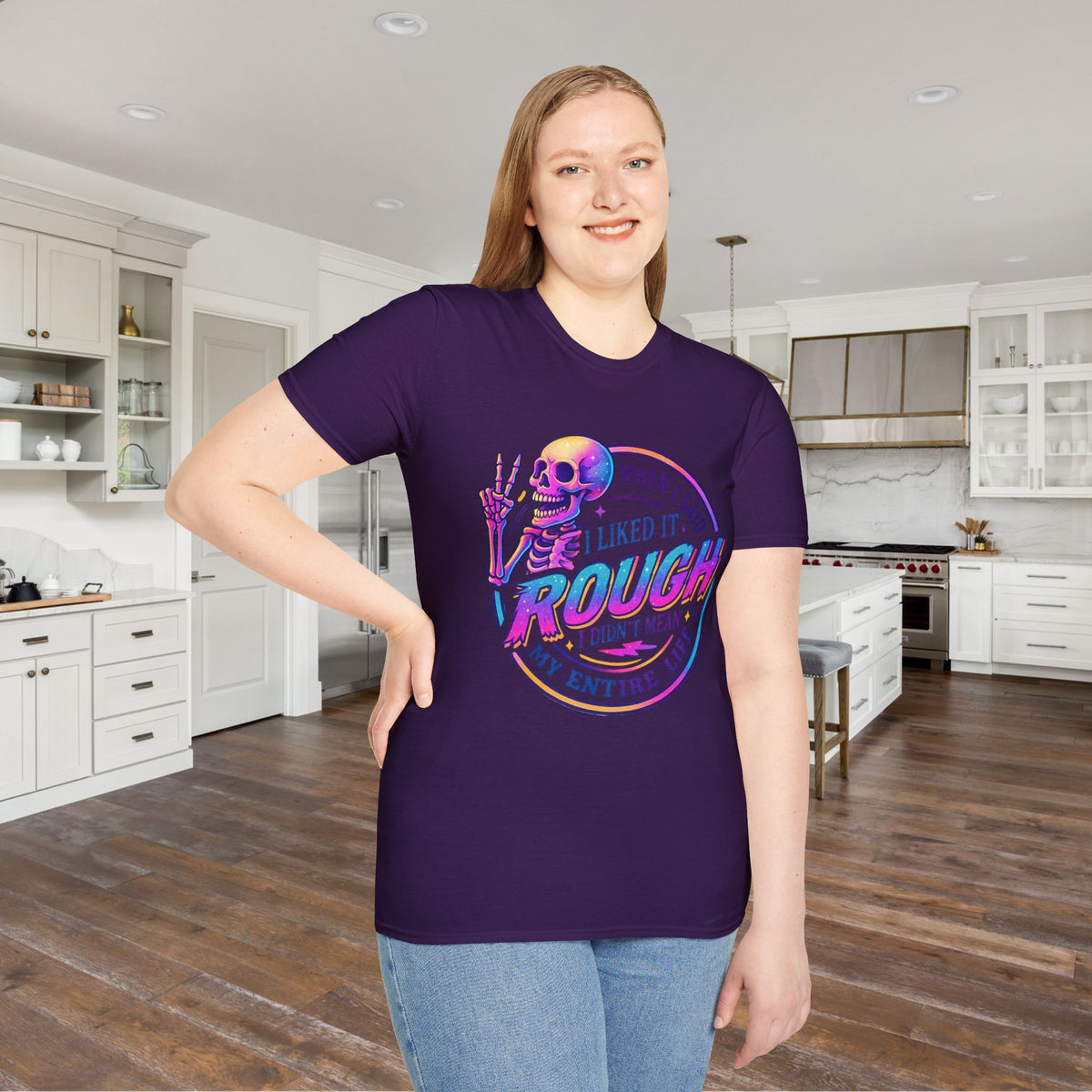 When I Said I Liked It Rough I Didn't Mean My Entire Life Adult T-shirt