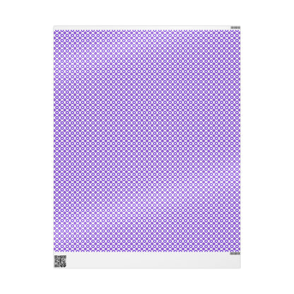 Purple Prism Garden Wrapping Paper