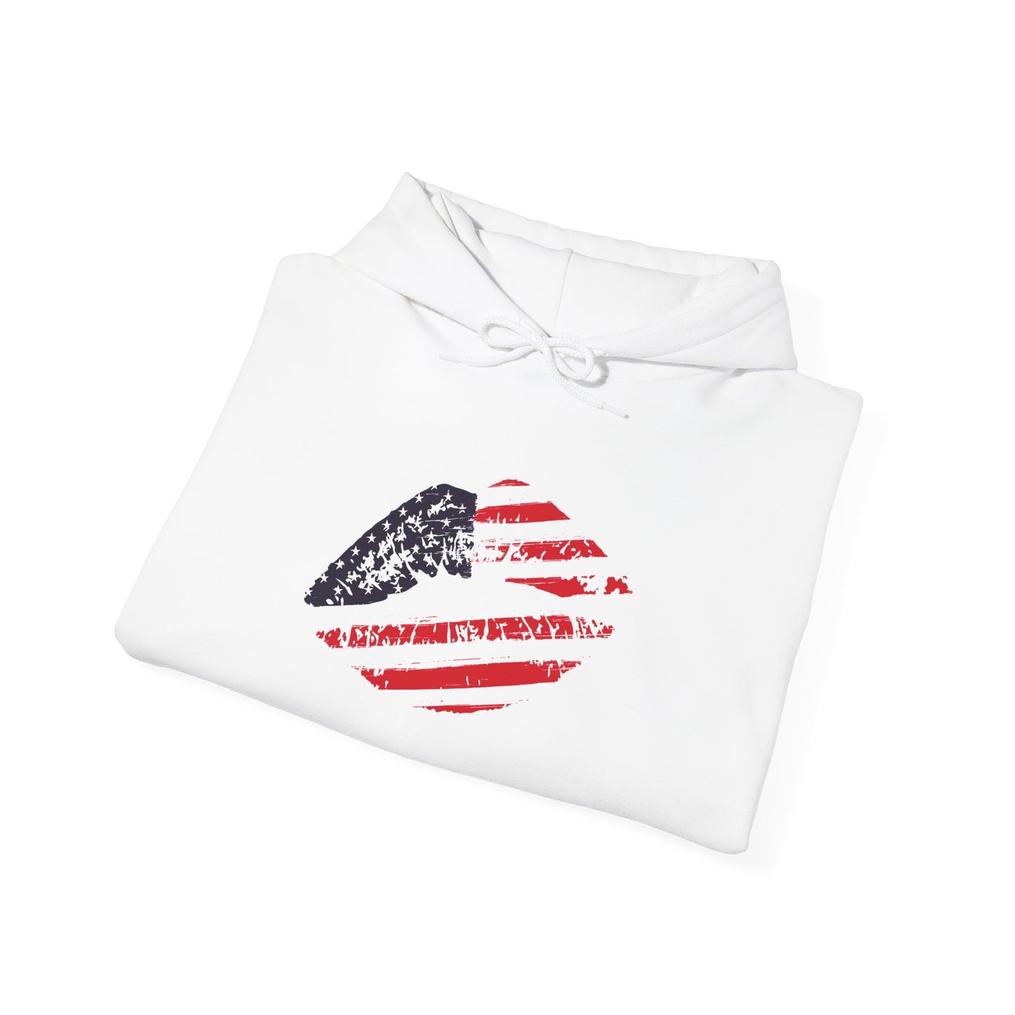 American Flag Lips Heavy Blend™ Hooded Sweatshirt