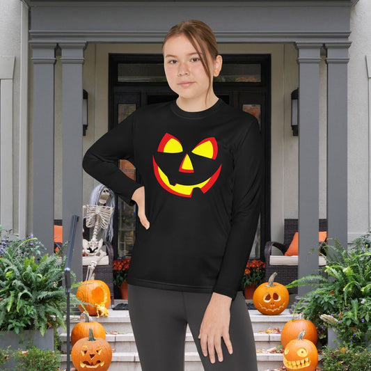 Pumpkin Smile Youth Long Sleeve Tee
