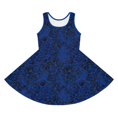 Nocturne Roses Girls' Sleeveless Sundress