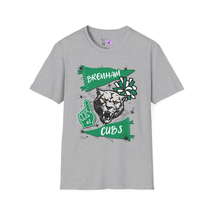 Brenham Cubs #1 Adult T-shirt