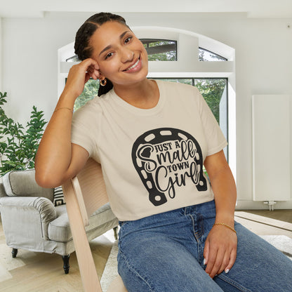 Just A Small Town Girl Adult T-shirt