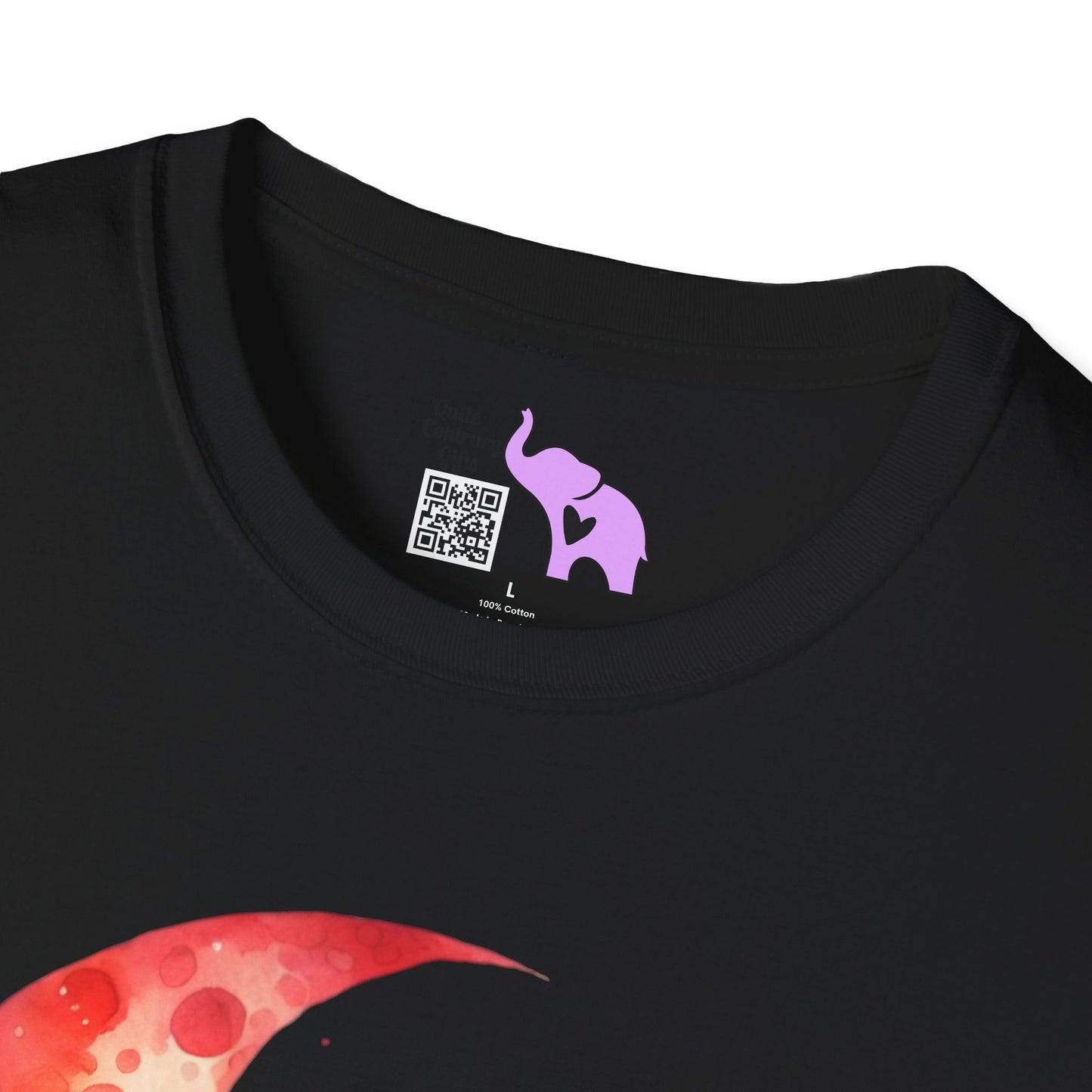 Colorfall Heart Moon Adult T-shirt