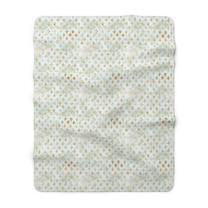 Faded Correspondence Fleece Blanket