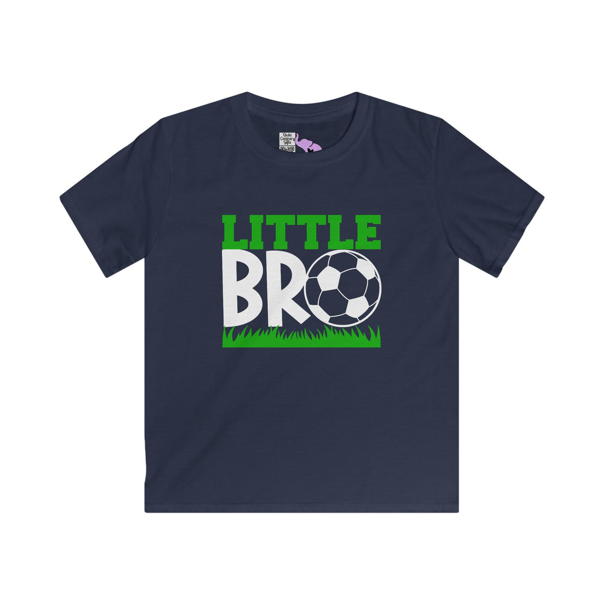 Little Bro (Soccer Ball) Youth Softstyle Tee