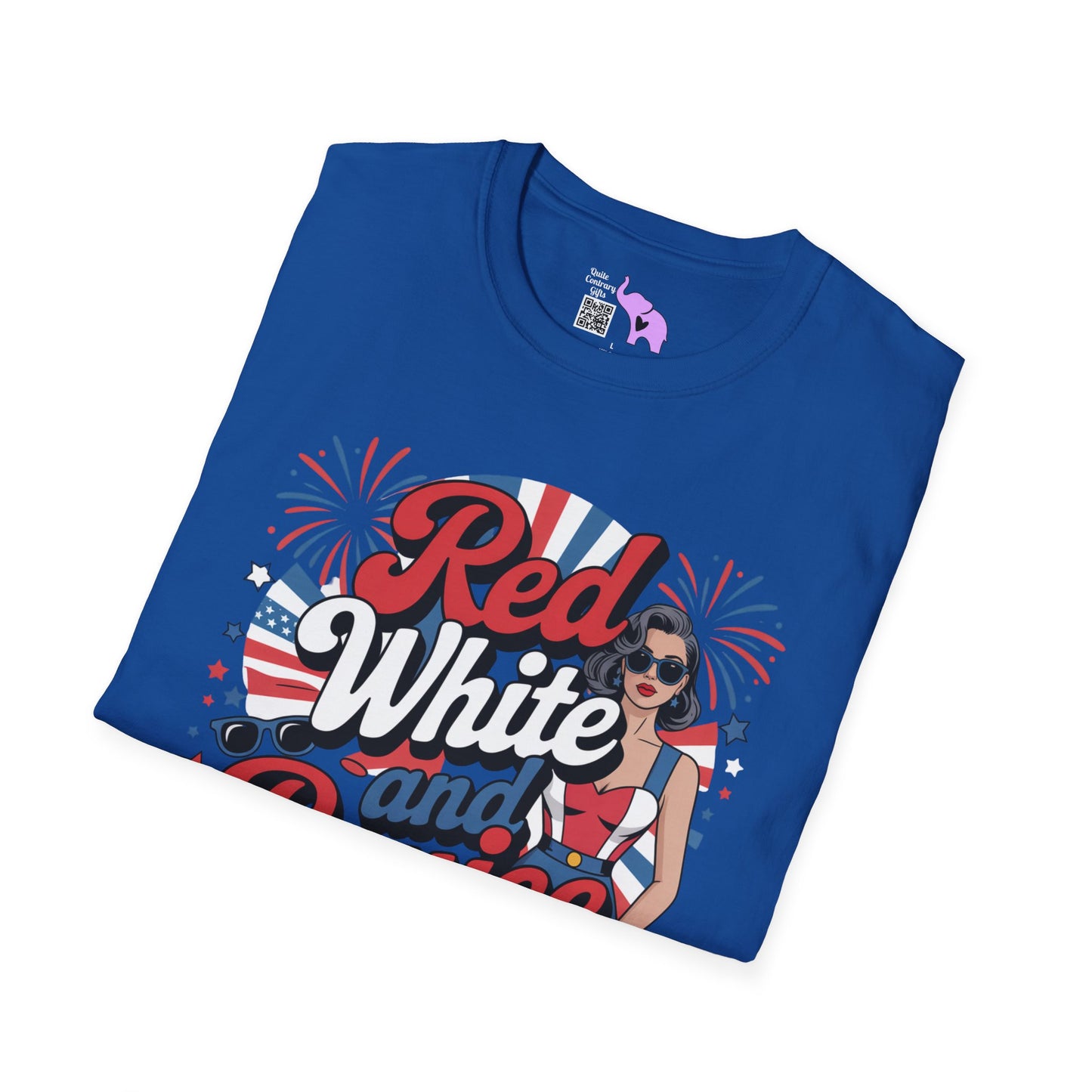 Red, White, and Boujee Adult T-shirt