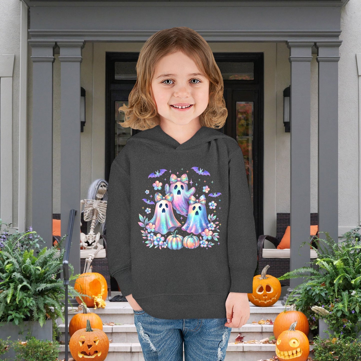 Haunted in Pastels Toddler Hoodie