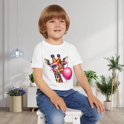 Girraffe Blowing Bubble Heavy Cotton™ Toddler T-shirt