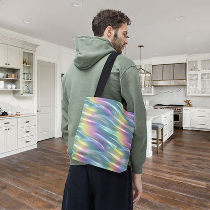 Pastel Mirage Canvas Tote Bag