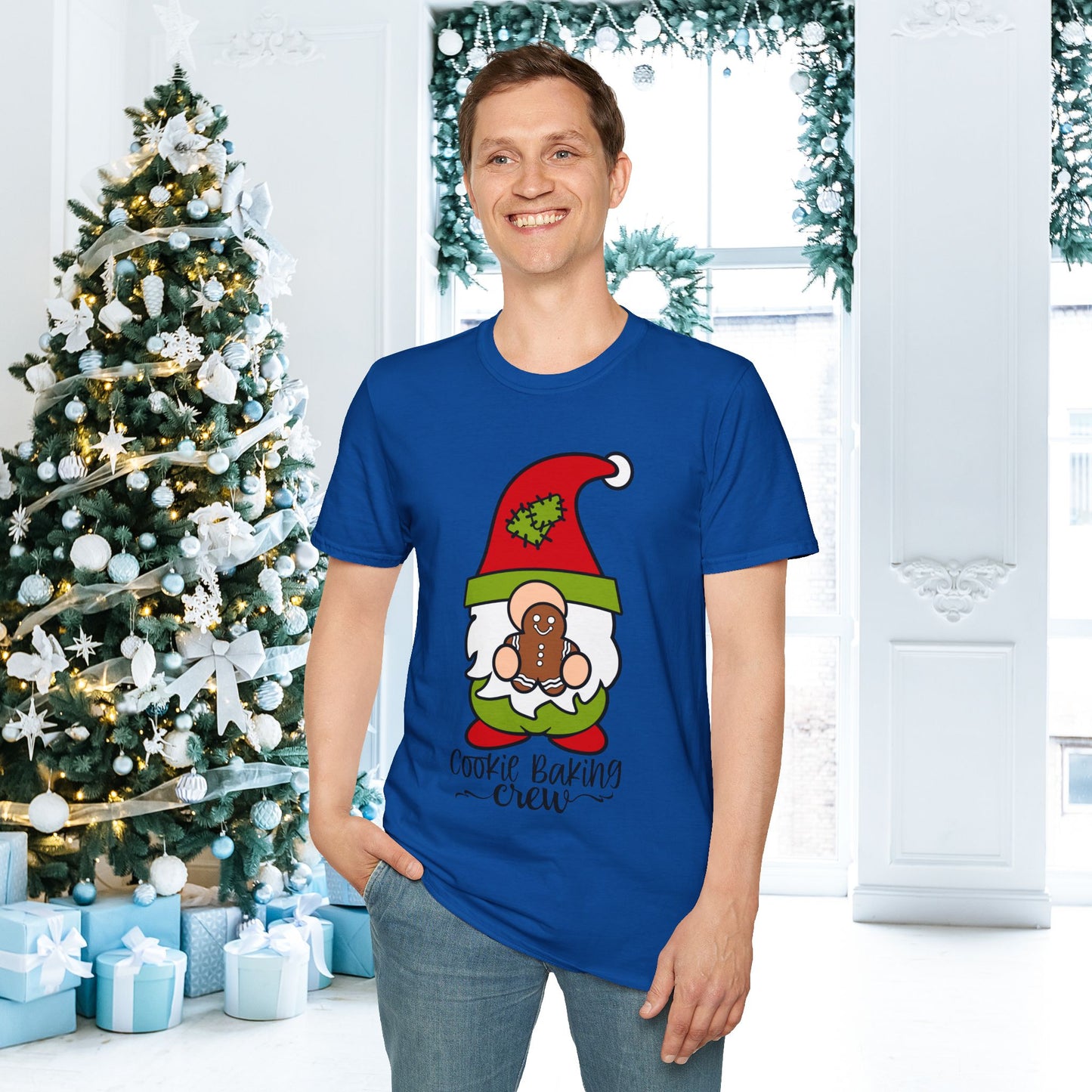Cookie Baking Crew Gnome Adult T-shirt