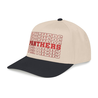 Panthers (Stacked) Mid Profile Baseball Cap