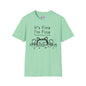 It's Fine I'm Fine Everything's Fine (Cat) Adult T-shirt