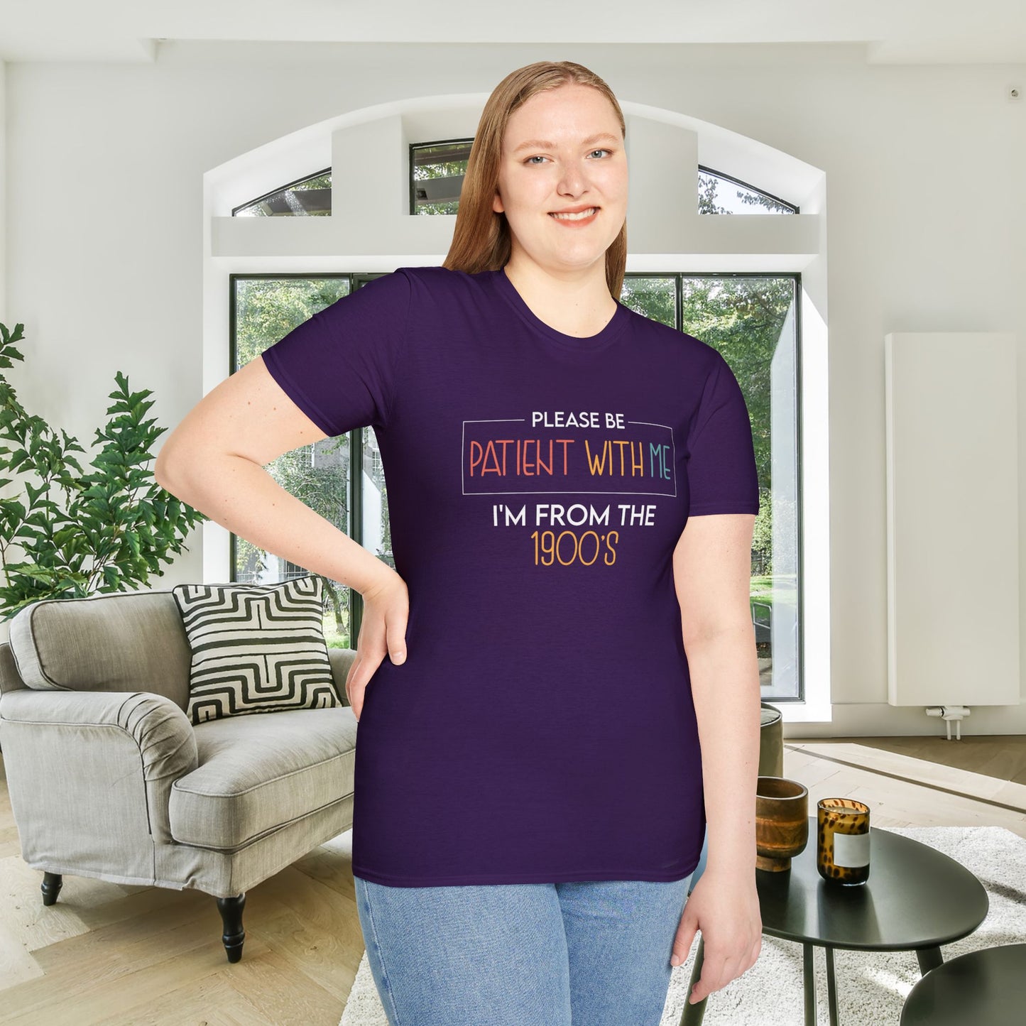 Please Be Patient With Me I'm From The 1900's (Simple 2) Adult T-shirt