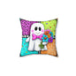 Dapper Boo Patchwork Throw Pillow