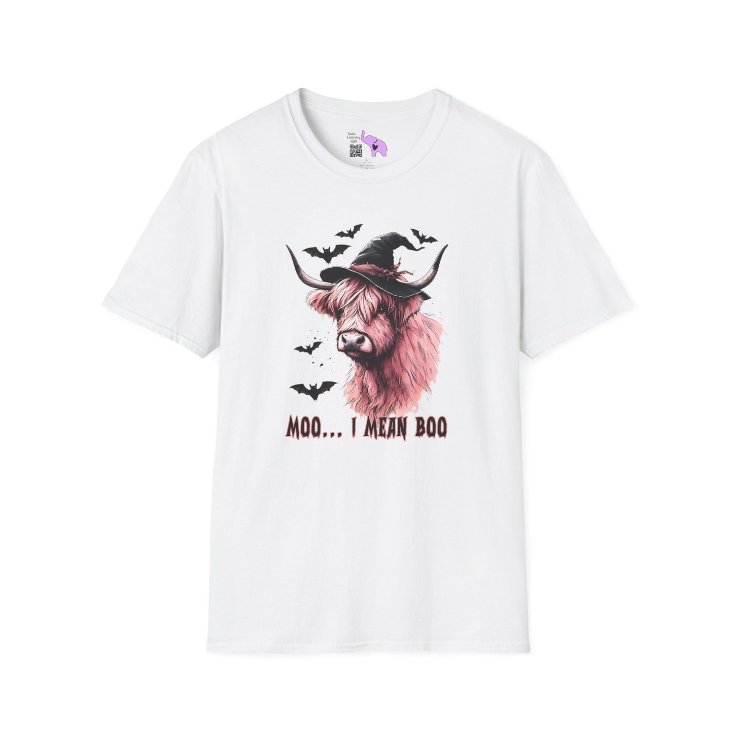 Moo...I Mean Boo Adult T-shirt