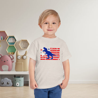 Patriotic T-Rex Toddler Tee