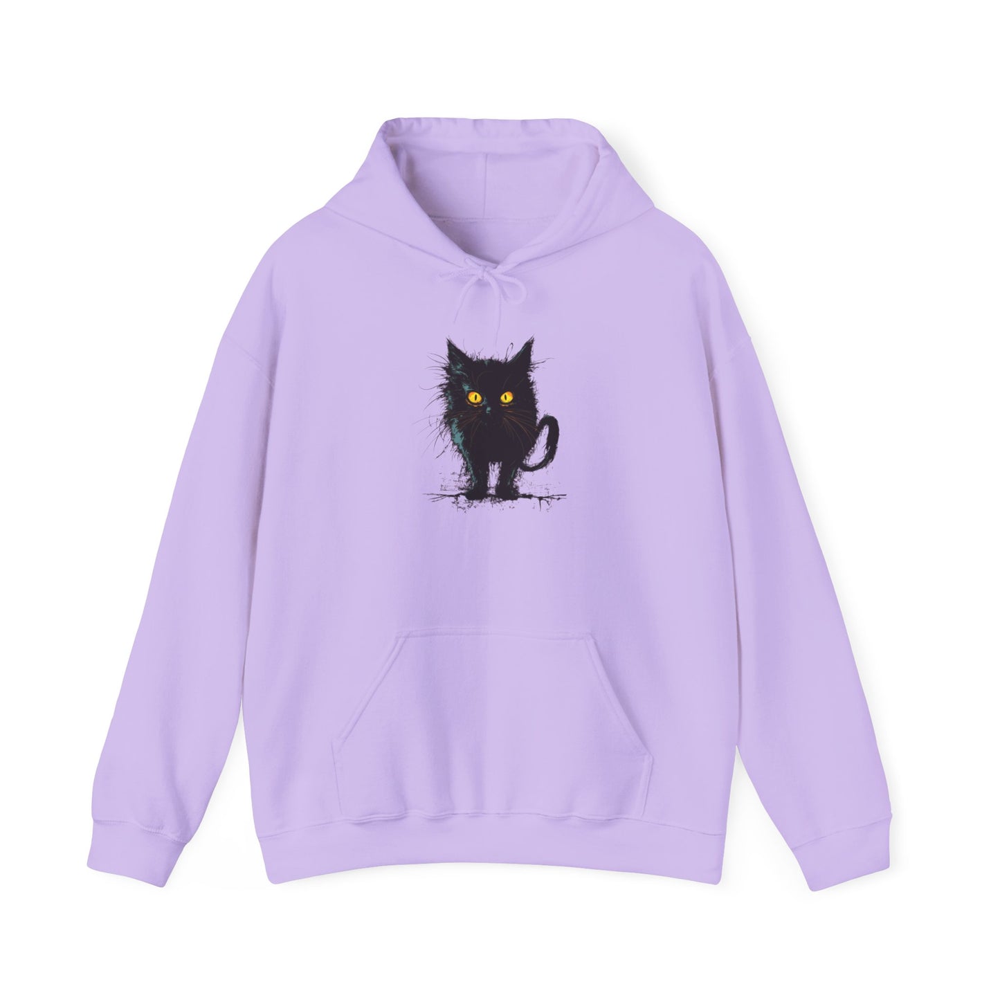 Black Kitten Heavy Blend™ Hooded Sweatshirt