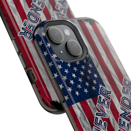 Never Surrender American Flag Impact-Resistant Cases