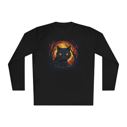 Creepy Black Cats 9 Adult Long Sleeve Tee