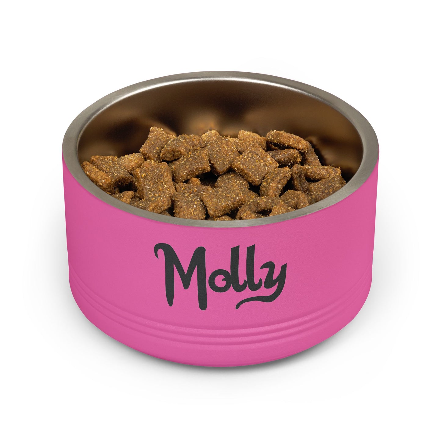 Spoiled Rotten Personalized Pet Bowl – 18oz Stainless Steel Dog & Cat Food Bowl