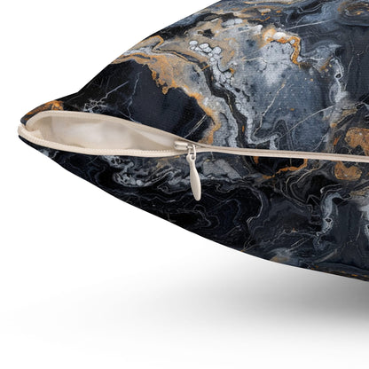 Moonspill Marble Throw Pillow