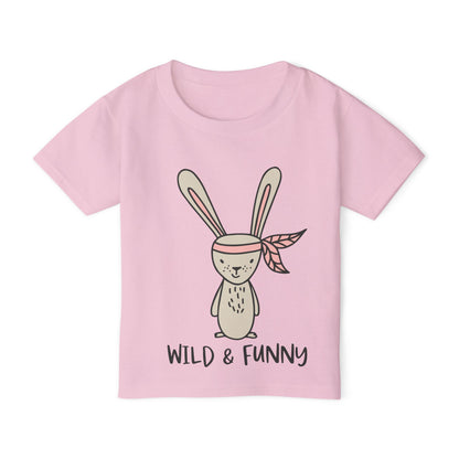 Wild & Funny (Bunny) Heavy Cotton™ Toddler T-shirt