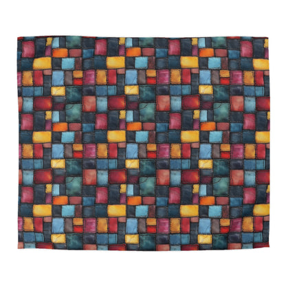 Colorblock Craze Microfiber Duvet Cover